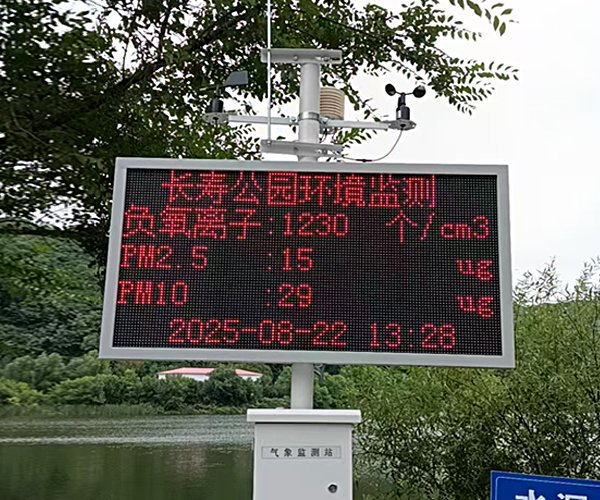 公园环境负氧离子监测系统